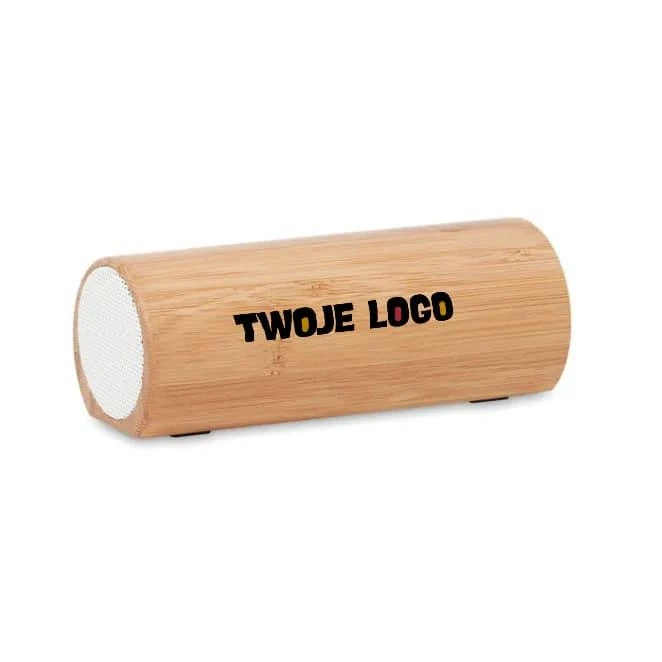 Bezprzewodowy głośnik, bambus SPEAKBOX do drukowania logo Zdjęcie