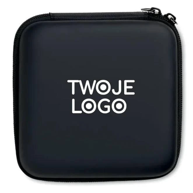 Akcesoria komputerowe w etui POWERSET z naniesieniem logo Zdjęcie