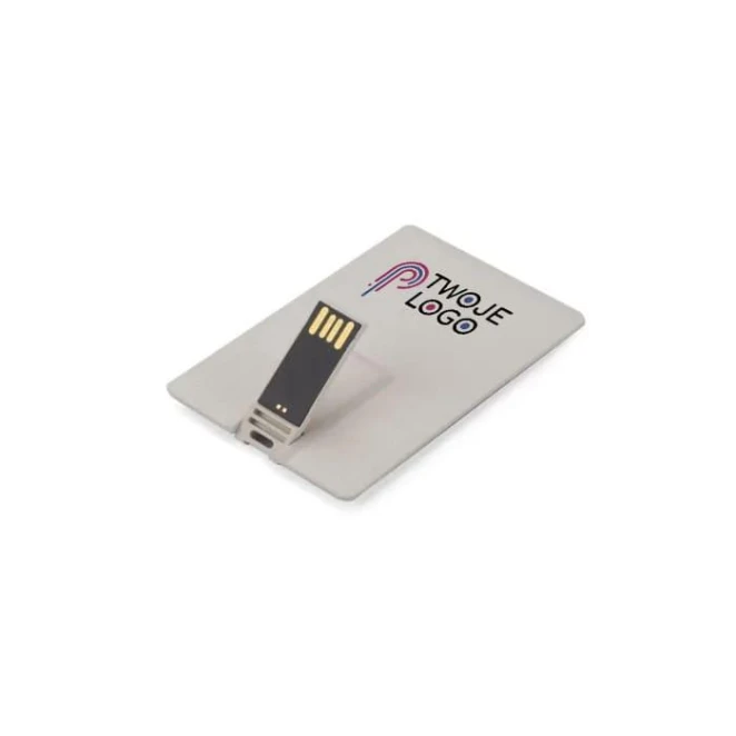 Pamięć USB KARTA ECO 64 GB z logo firmy Zdjęcie