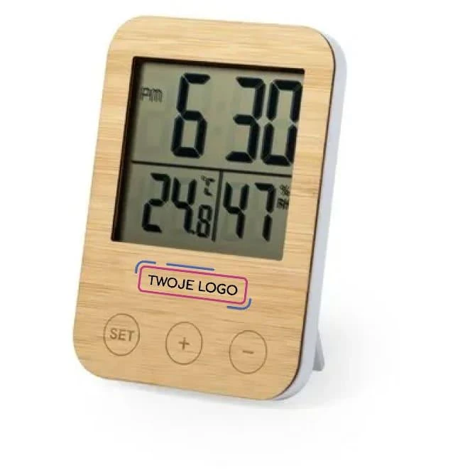 Stacja pogodowa z logo Zdjęcie