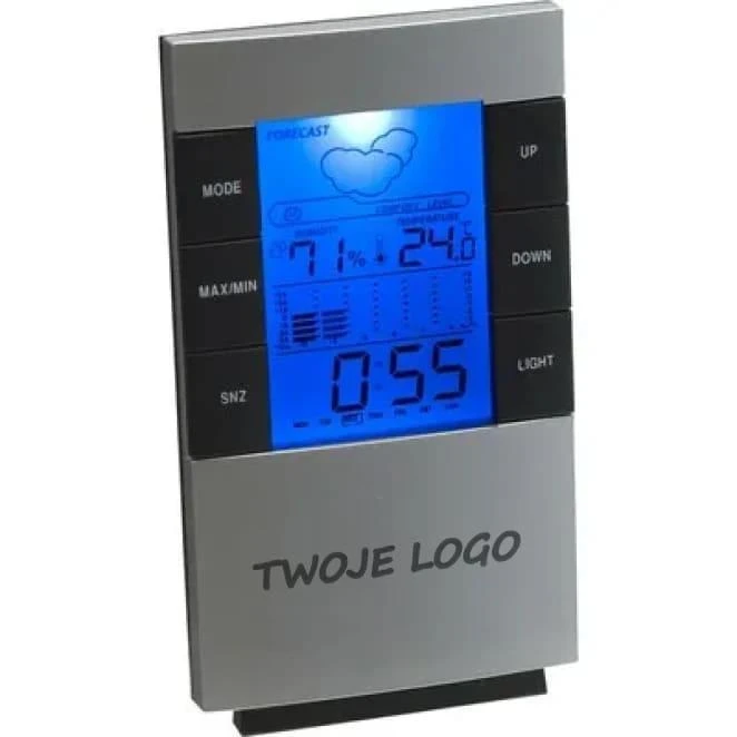 Cyfrowa stacja pogodowa do drukowania logo Zdjęcie