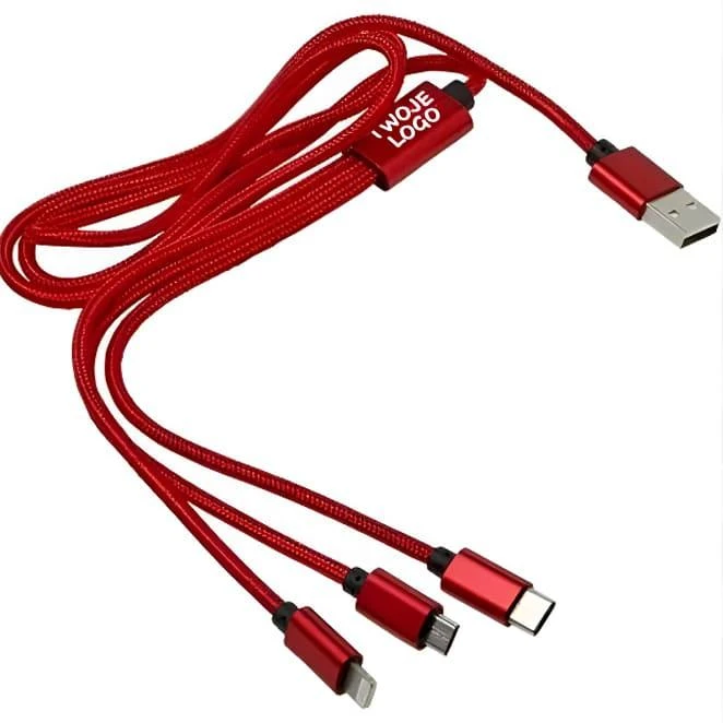 Kabel do ładowania z naniesieniem logo Zdjęcie