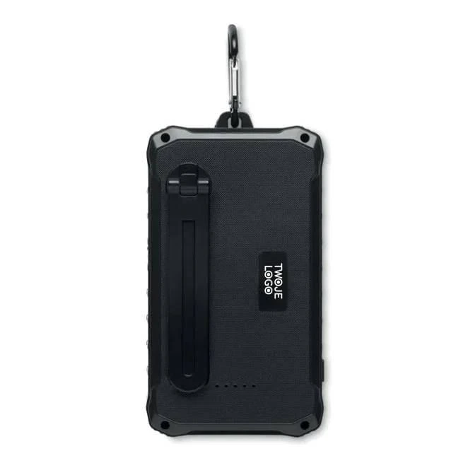 Solarny power bank 8000 mAh DYA z nadrukiem na zamówienie Zdjęcie