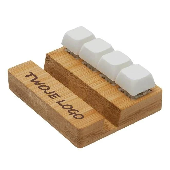 Uchwyt na telefon CLICKER. z nadrukiem logo Zdjęcie