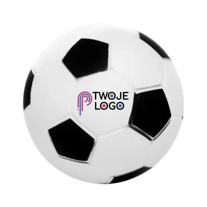 Antystres "piłka nożna" z logo firmy Zdjęcie