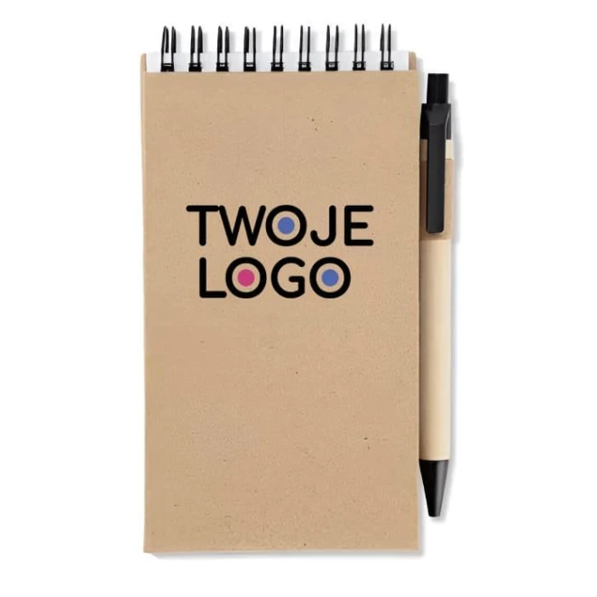 Zestaw karteczek z długopisem ZENTO do drukowania logo Zdjęcie
