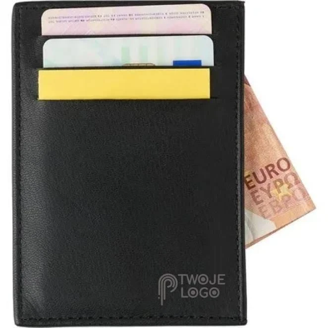 Etui na karty kredytowe, ochrona RFID z logo Zdjęcie