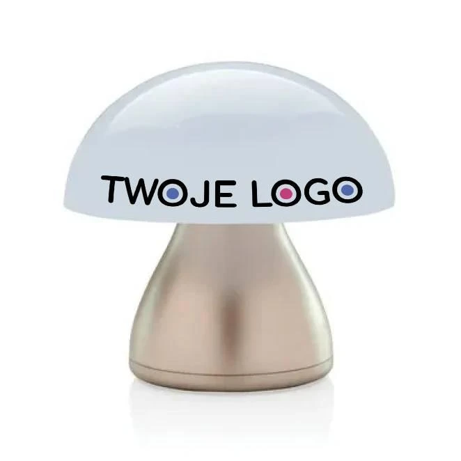 Lampka na biurko Luming, plastik z recyklingu do drukowania logo Zdjęcie