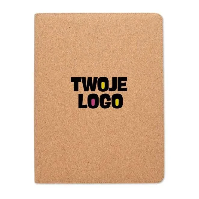 Teczka konferencyjna A4 CONCORK z logo firmy Zdjęcie