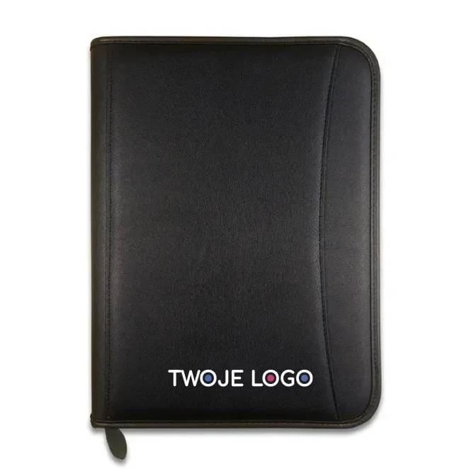 Teczka konferencyjna na zamek Solarino do nałożenia logo Zdjęcie