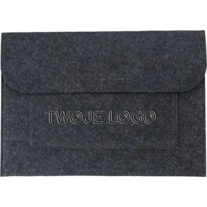 Etui na laptopa z filcu RPET, teczka na dokumenty do drukowania logo Zdjęcie
