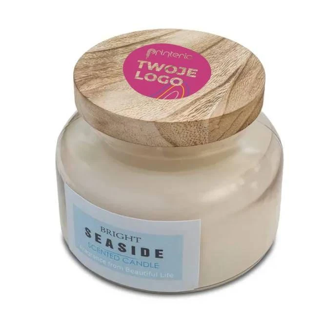 Duża świeca Matala do drukowania logo Zdjęcie