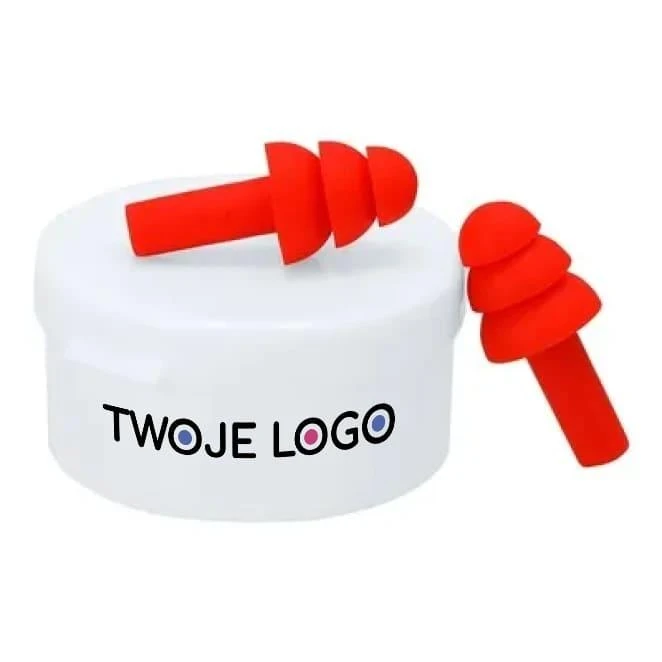 Zatyczki do uszu z logo firmy Zdjęcie