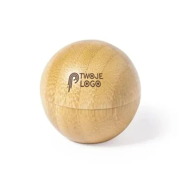 Bambusowa pomadka ochronna z logo firmy Zdjęcie