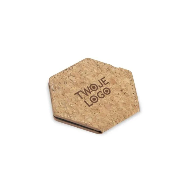 Korkowe lusterko SARI do nałożenia logo Zdjęcie