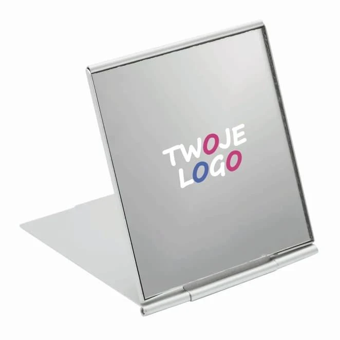 Małe lusterko aluminiowe DONNA do drukowania logo Zdjęcie