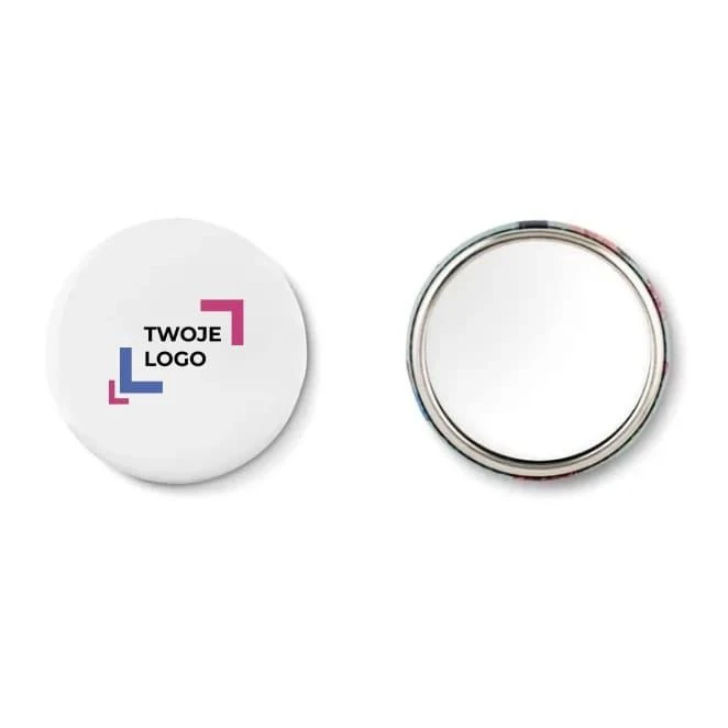 Lusterko button MIRROR do naniesienia logo Zdjęcie