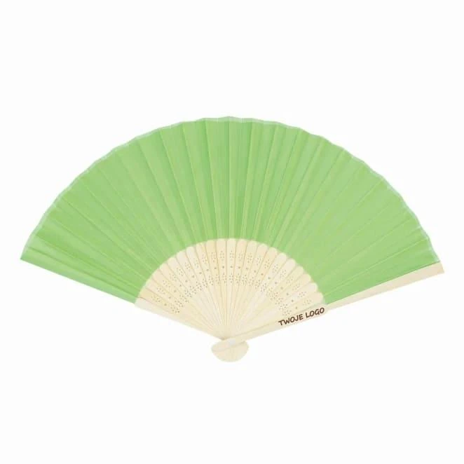 Składany wachlarz BAMBOO COOL z nadrukiem na zamówienie Zdjęcie