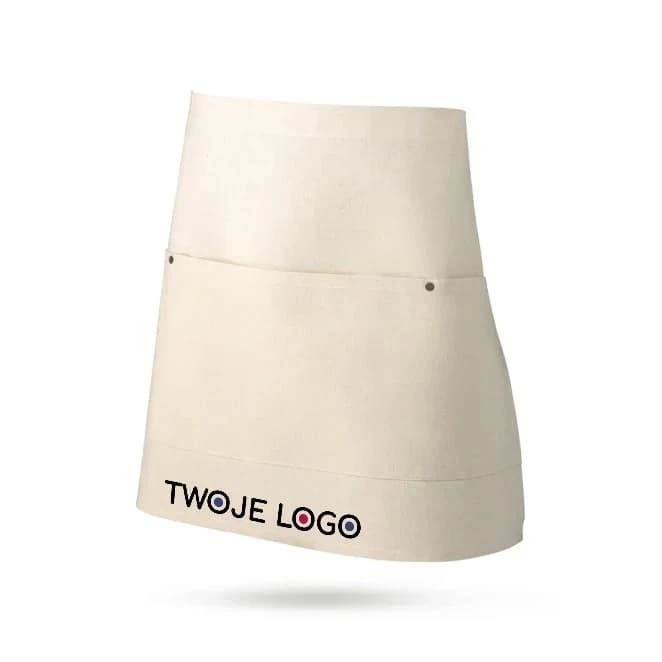 CHICORY. Uniwersalny fartuch z bawełnianego płótna (260 g/m²) z naniesieniem logo Zdjęcie