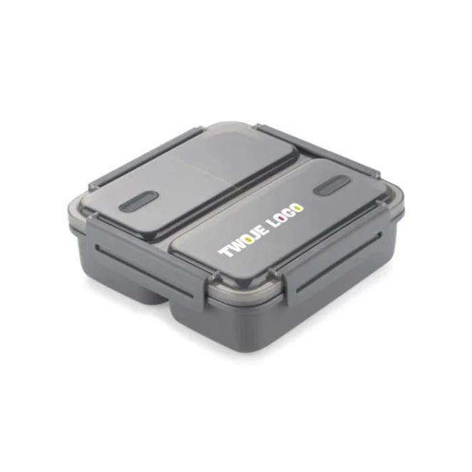 Pojemnik DUO 1100 ml z logo firmy Zdjęcie