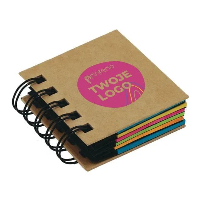 Zestaw karteczek memo Aveiro z logo firmy Zdjęcie