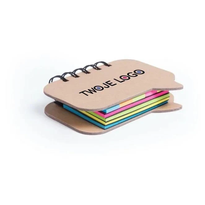 Zestaw do notatek "dymek", karteczki samoprzylepne z naniesieniem logo Zdjęcie