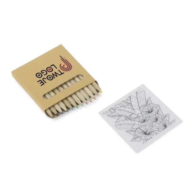 Kredki z kolorowanką LOTI z nadrukiem logo Zdjęcie