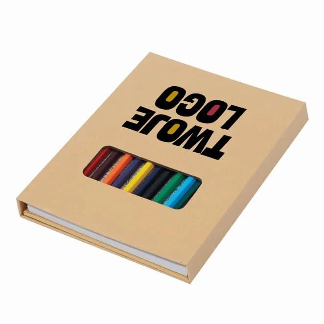 Zestaw do kolorowania COLORFUL BOOK z nadrukiem logo Zdjęcie