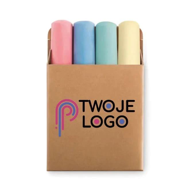 Kreda 4 kolory STREET z logo Zdjęcie