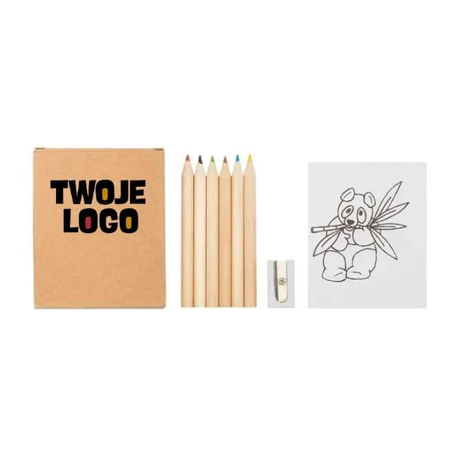 Zestaw do kolorowania Artistes z logo firmy Zdjęcie