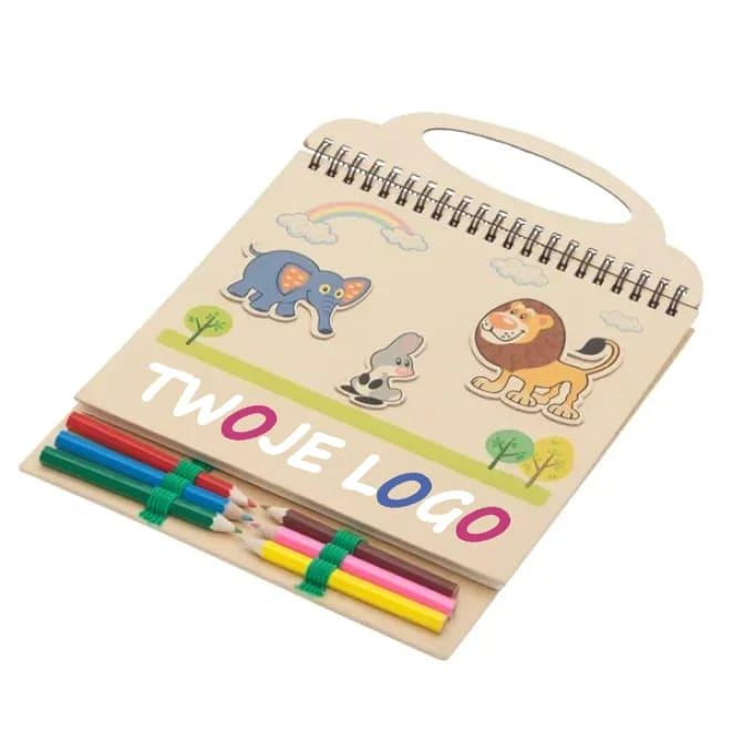 Zestaw do rysowania Lovely Animals z naniesieniem logo Zdjęcie