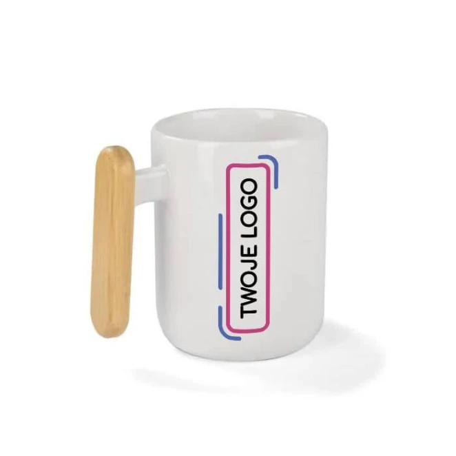 Kubek ceramiczny VAYS 450 ml do drukowania logo Zdjęcie