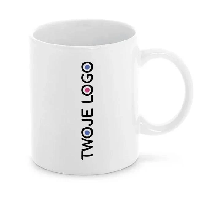 ANISEED. Kubek ceramiczny idealny do nadruku metodą sublimacji 350 mL z nadrukiem logo Zdjęcie