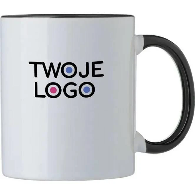 Kubek ceramiczny 300 ml z logo firmy Zdjęcie