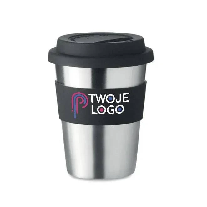 Kubek, stal nierdzewna 350ml IRMUG z logo Zdjęcie