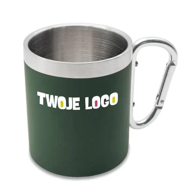 Kubek stalowy Magaro 300 ml z logo Zdjęcie