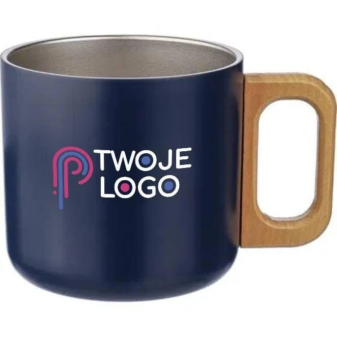 Kubek 400 ml ze stali nierdzewnej z recyklingu do naniesienia logo Zdjęcie