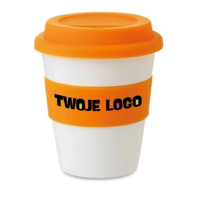 Kubek PP, silikonowe wieczko ASTORIA z naniesieniem logo Zdjęcie