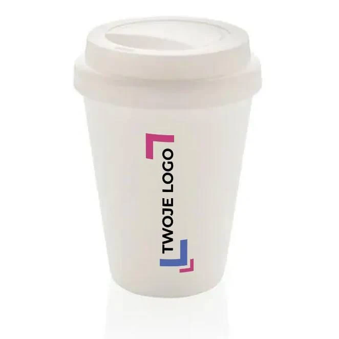 Kubek podróżny 300 ml z logo firmy Zdjęcie