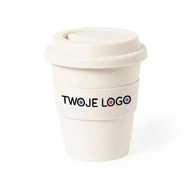 Kubek podróżny 350 ml z nadrukiem logo Zdjęcie