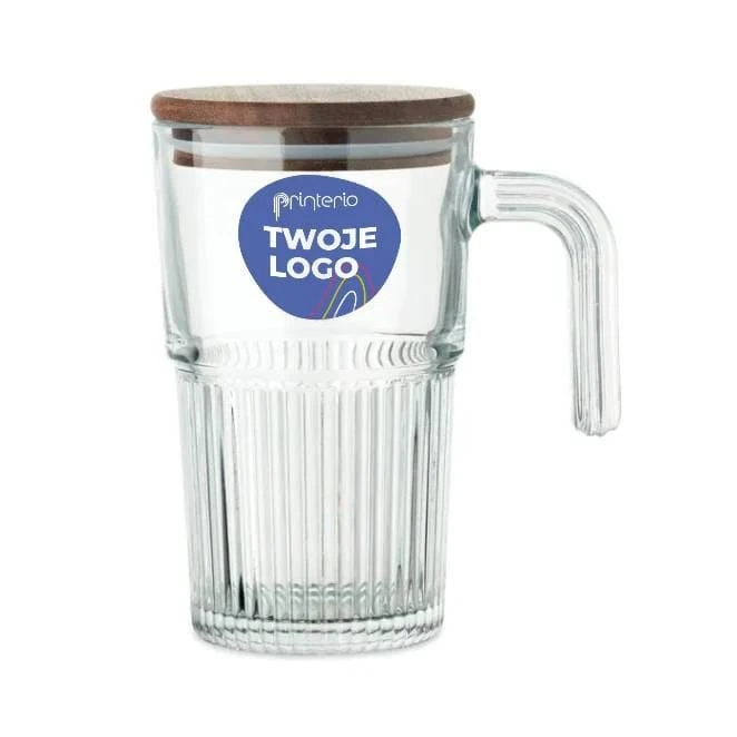 Kubek szklany 450ml VITRIO JAR do nałożenia logo Zdjęcie