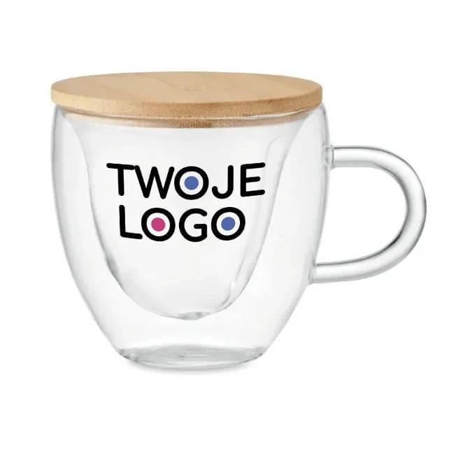 Szklanka z podwójną ścianką CORAMUG do drukowania logo Zdjęcie