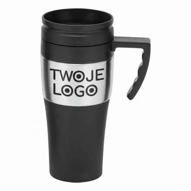 Kubek termiczny HOT DRINK z logo Zdjęcie