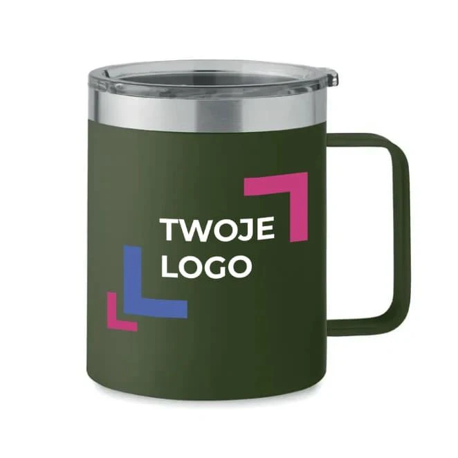 Kubek podwójna ścianka 300 ml INARI z logo firmy Zdjęcie