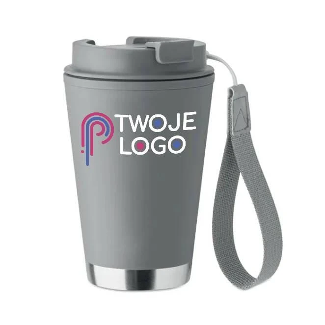 Kubek z podwójną ścianką 300 ml TOPIZ z logo Zdjęcie