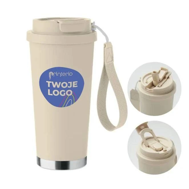 Kubek dwuścienny 500 ml TOPAZ LARGE do drukowania logo Zdjęcie