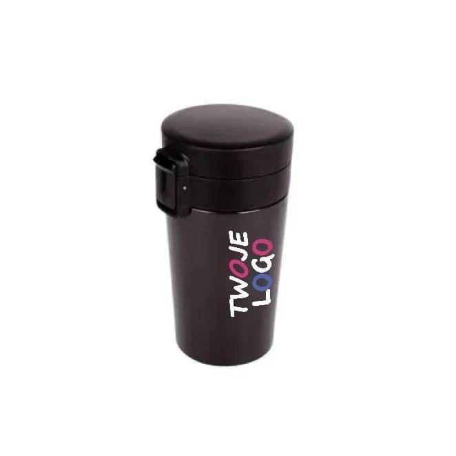 Kubek termiczny 300 ml, posiada sitko zatrzymujące fusy | Laura z nadrukiem logo Zdjęcie