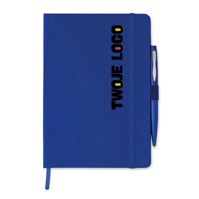 Notes A5 z długopisem NOTAPLUS z nadrukiem logo Zdjęcie