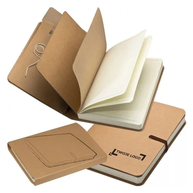 Notatnik A5 w linie z naniesieniem logo Zdjęcie