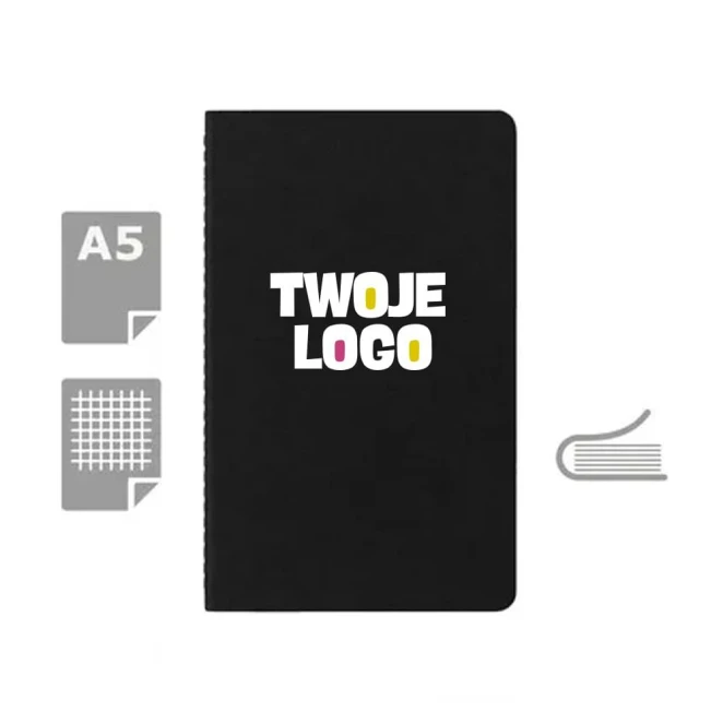 Zeszyt MOLESKINE Cahier Journal ok. A5 w kratkę do nałożenia logo Zdjęcie